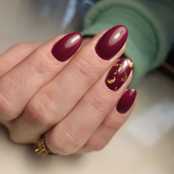 Plum Nail For Ladies