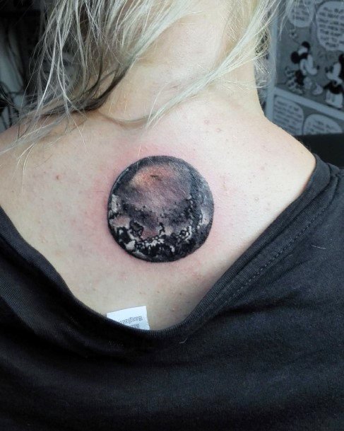 Pluto Tattoo Design Inspiration For Women