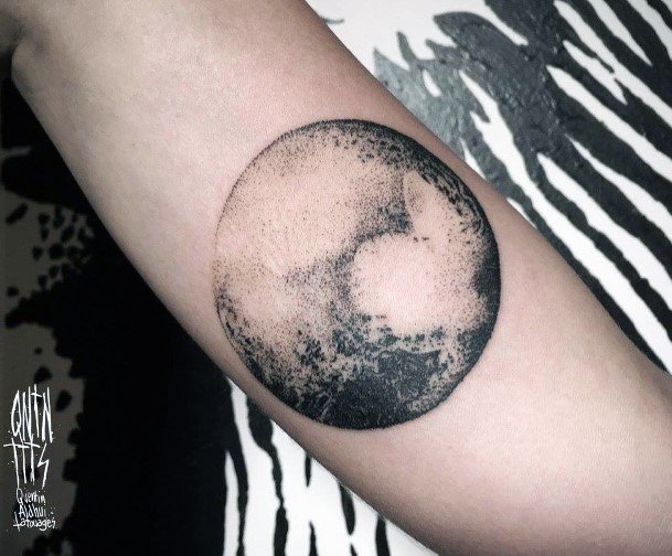 Pluto Tattoo Feminine Designs