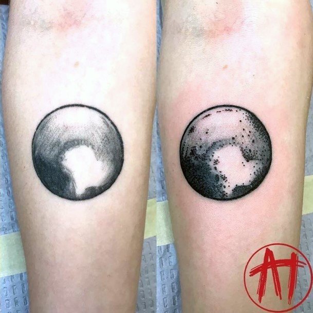 Pluto Womens Feminine Pluto Tattoos