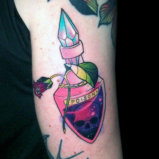 Poison Bottleic Womens Poison Bottle Tattoo Designs