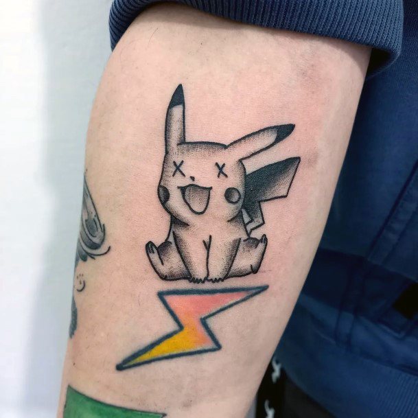 Pokemon Character Ladies Pikachu Tattoo Ideas