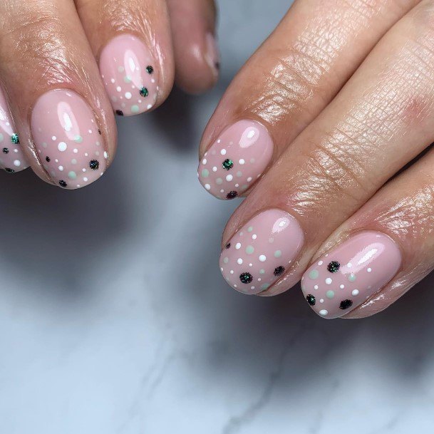 Polka Dot Womens Nails