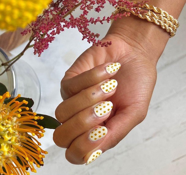 Polka Dotic Womens Polka Dot Nail Designs