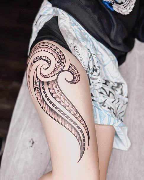 Polynesian Womens Tattoo Ideas