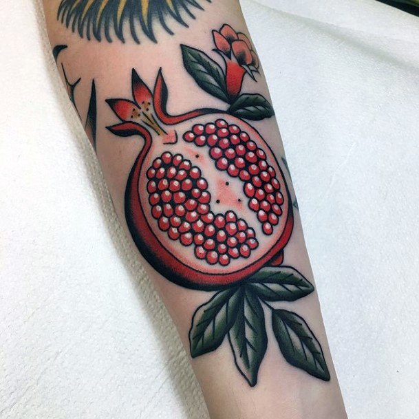 Pomegranate Womens Tattoo Designs