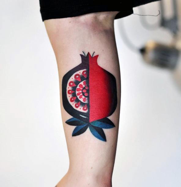 Pomegranate Womens Tattoos