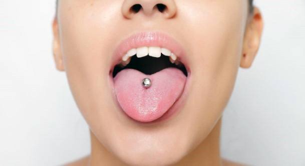 Popular And Trendy Tongue Piercing For Women