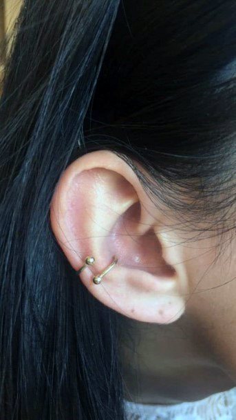 Popular Cute Spiral Conch Ear Ring Piercing Ideas For Women