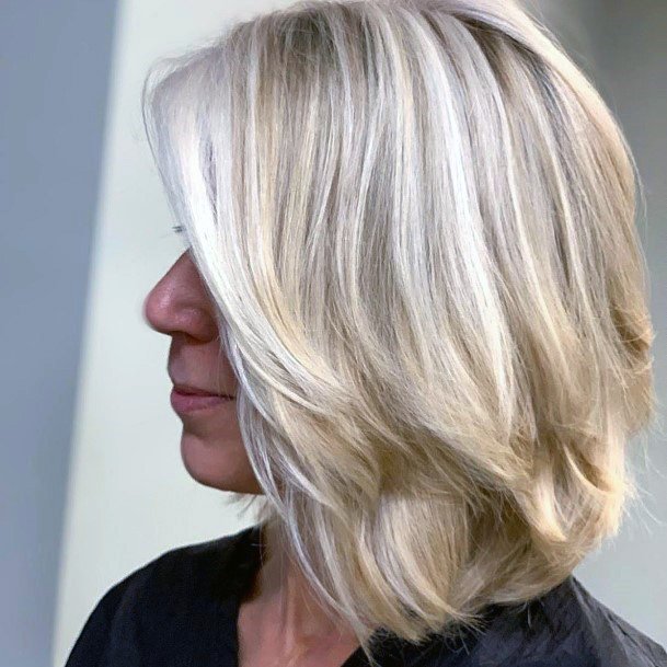 Popular Side Part Bob Youthful Hairstyles Over 50