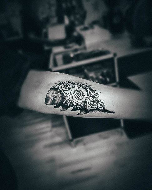 Porcupine Womens Tattoo Designs