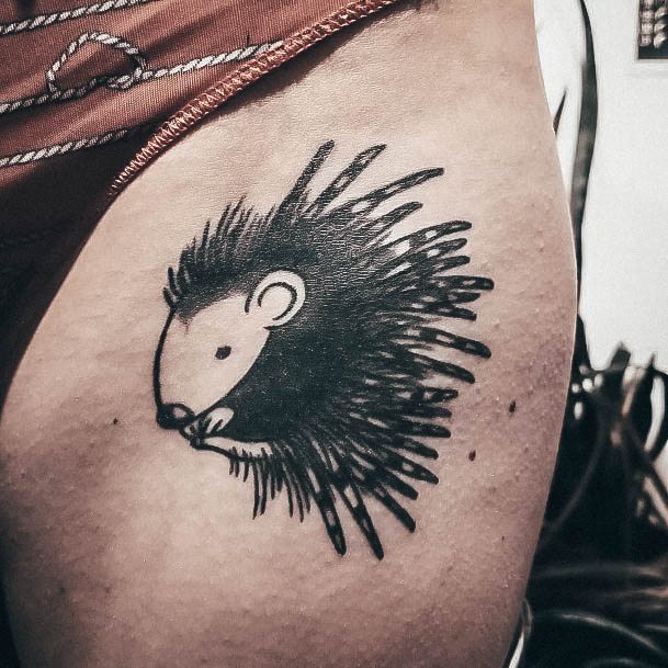 Porcupineic Womens Porcupine Tattoo Designs