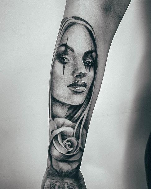 Portrait Womens Tattoo Ideas