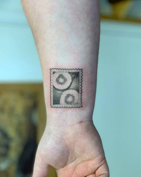 Postage Stamp Tattoos Feminine Ideas