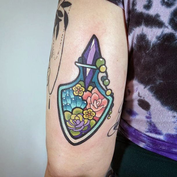 Potion Tattoo For Ladies