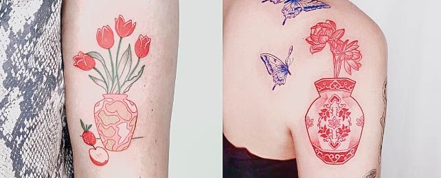 Top 100 Best Pottery Tattoos For Women – Clay Design Ideas