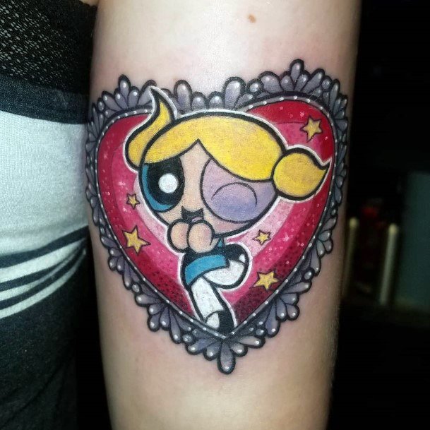 Powerpuff Girls Bubbles Womens Feminine Powerpuff Girls Bubbles Tattoos