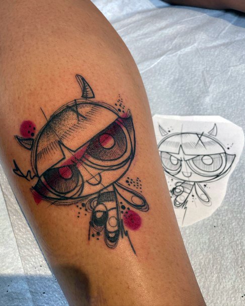 Powerpuff Girls Buttercup Tattoo Feminine Designs