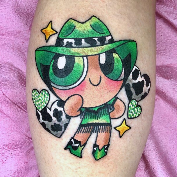 Powerpuff Girls Buttercupic Womens Powerpuff Girls Buttercup Tattoo Designs