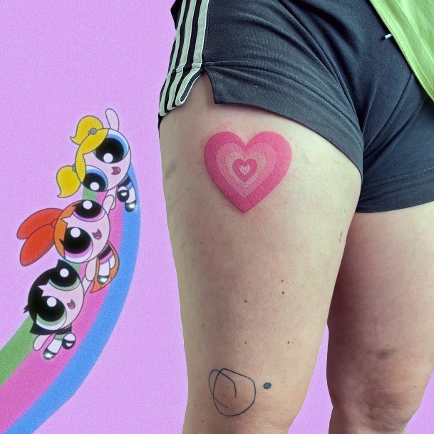 Powerpuff Girls Female Tattoo Designs