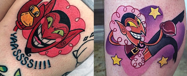 Top 100 Best Powerpuff Girls HIM Tattoos For Women - Devil Design Ideas