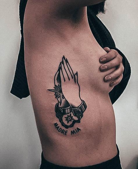 Praying Hands Tattoo Design Inspiration For Women
