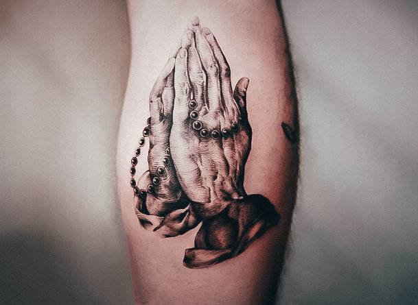 Praying Hands Tattoos For Girls