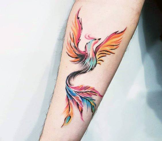 Precious Phoenix Tattoo Womens Art