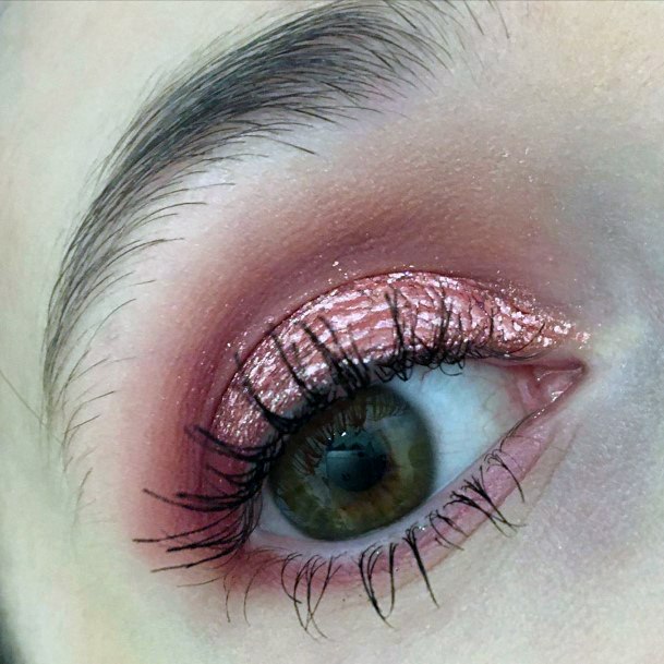 Pressed Coral Glitter Women Eyeshadow