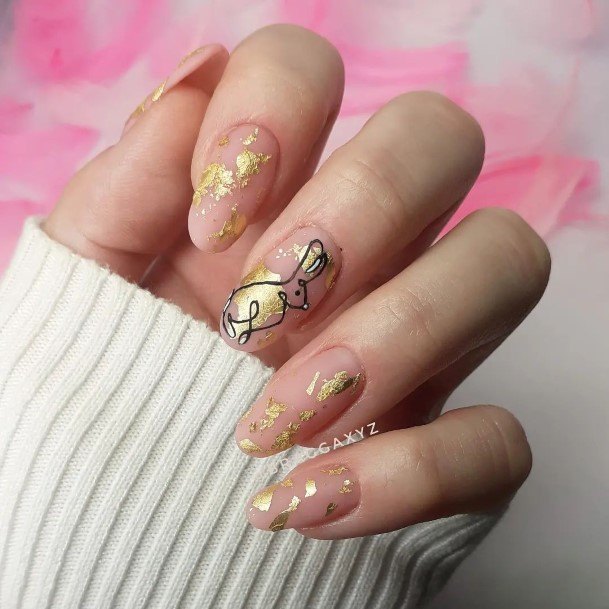 Pretty Abstract Nails Women