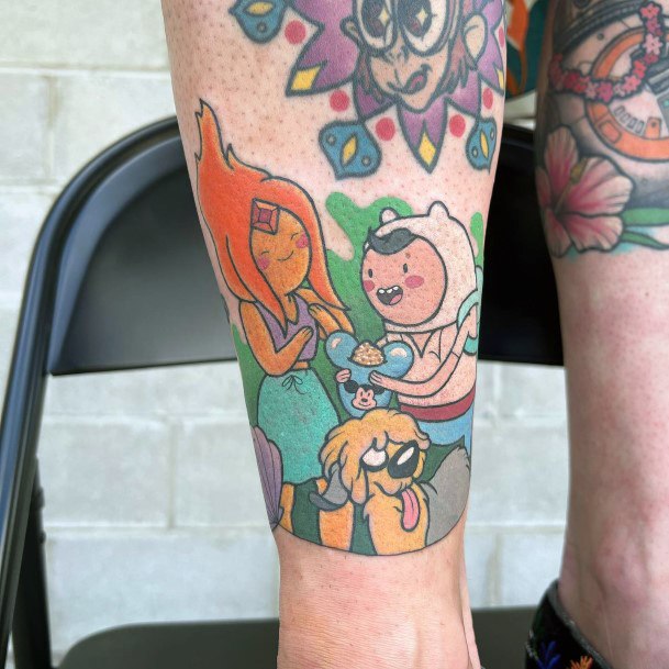 Pretty Adventure Time Tattoos Women