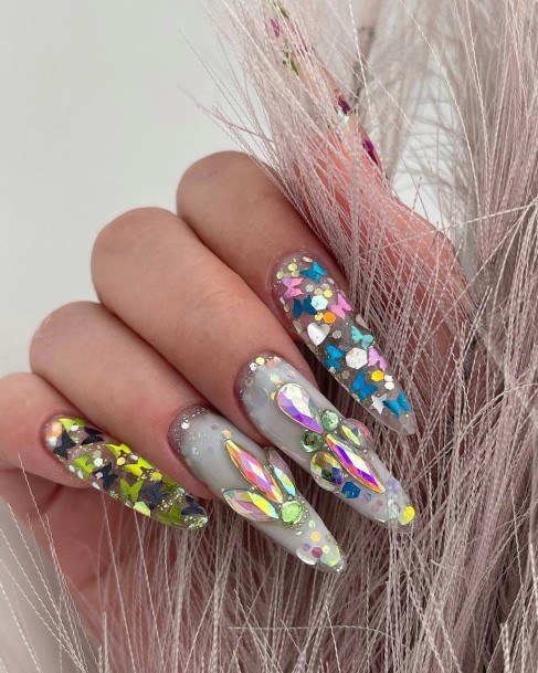 Pretty Aquarium Nails Women