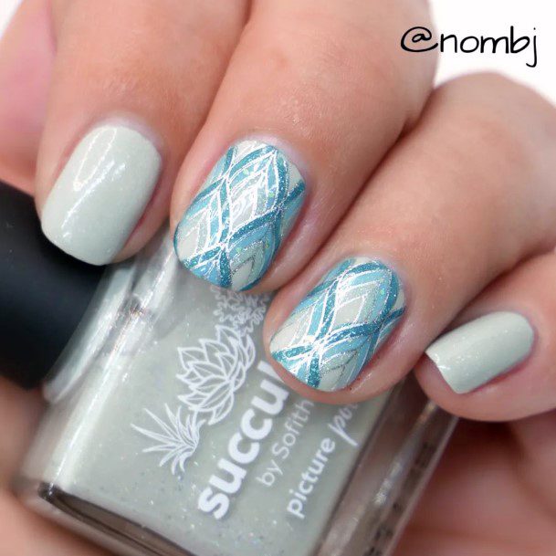 Pretty Art Deco Nails Women