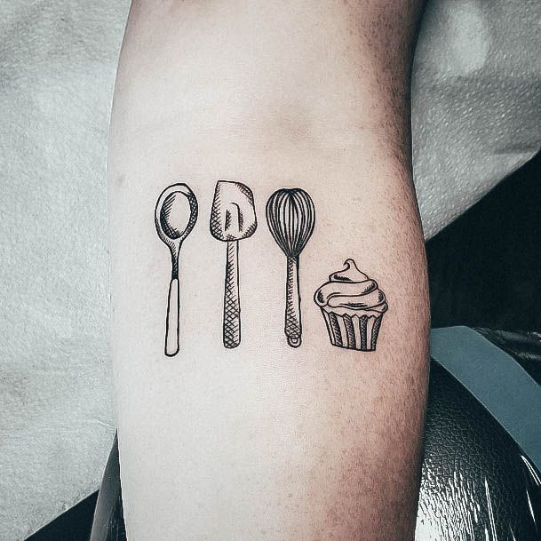 Pretty Baking Tattoos Women