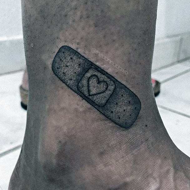 Pretty Bandaid Tattoos Women