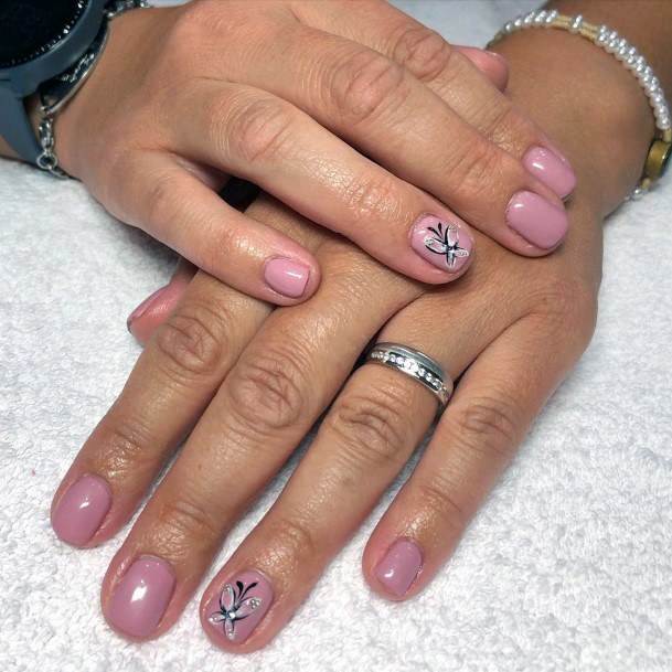 Pretty Blush Pink Nails For Women