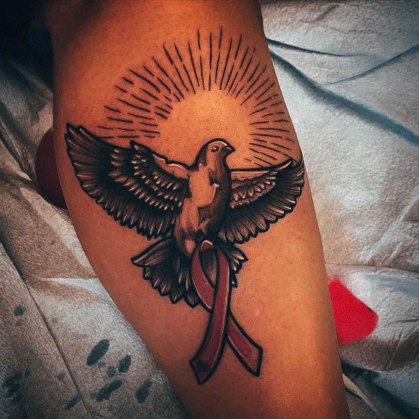 Pretty Breast Cancer Tattoos Women