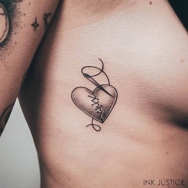 Top 100 Best Broken Heart Tattoo Designs For Women Fractured Ideas