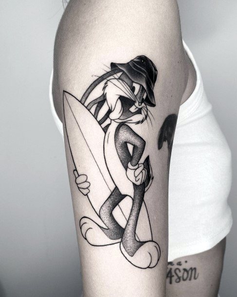 Pretty Bugs Bunny Tattoos Women