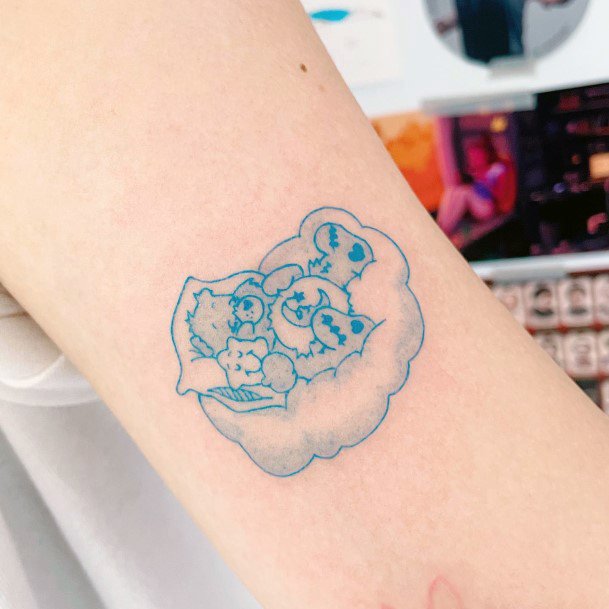 Pretty Carebears Tattoos Women