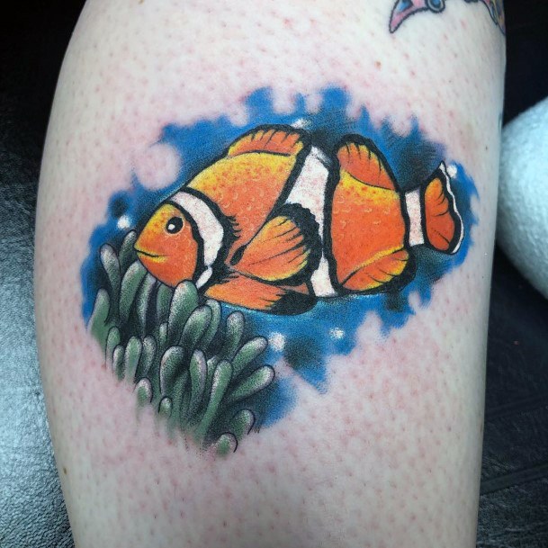 Pretty Clown Fish Tattoos Women