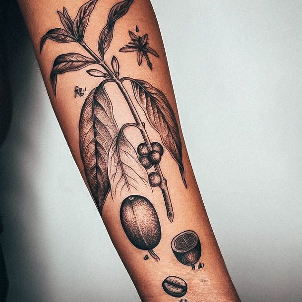 Pretty Coffee Tattoos Women