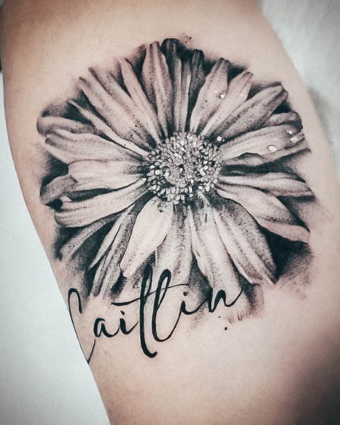 Pretty Daisy Tattoos Women