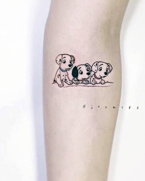 Pretty Dalmatian Tattoos Women