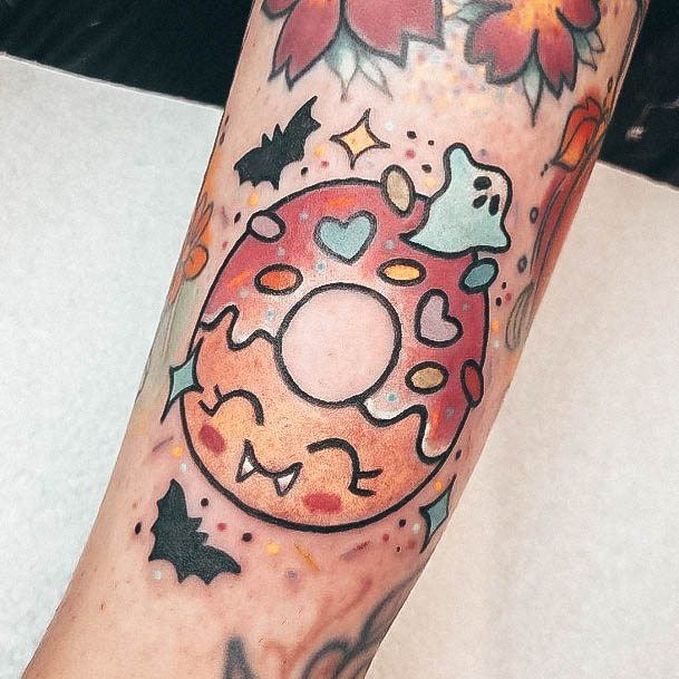 Pretty Donut Tattoos Women