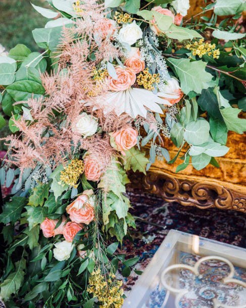 Pretty Fall Wedding Flowers