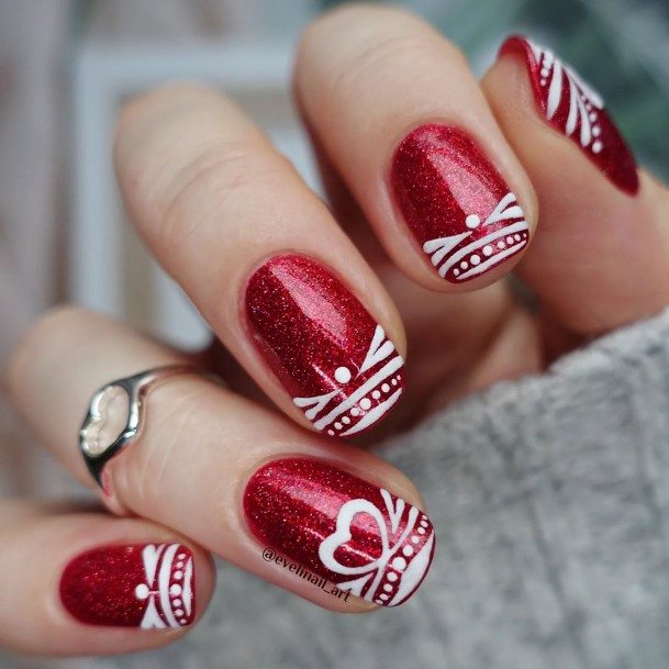 Pretty February Nails Women