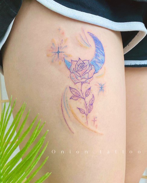 Pretty Fireworks Tattoos Women