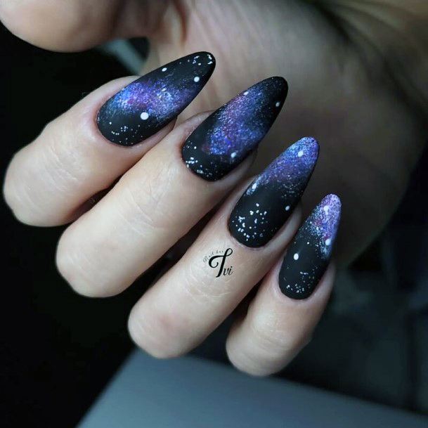 Pretty Galaxy Nails Women