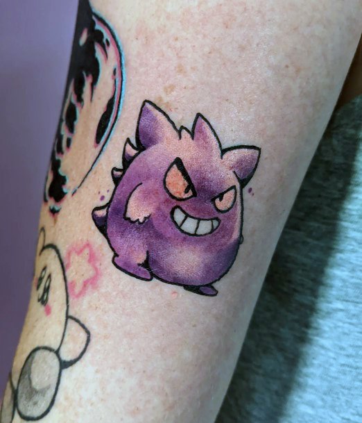 Pretty Gengar Tattoos Women